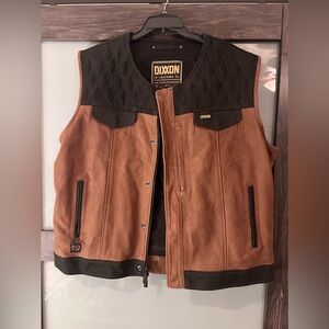 Dixxon Brown leather vest